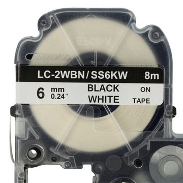 vhbw Beschriftungsband passend für Epson LabelWorks OK900P Beschriftungsgerät / Drucker &