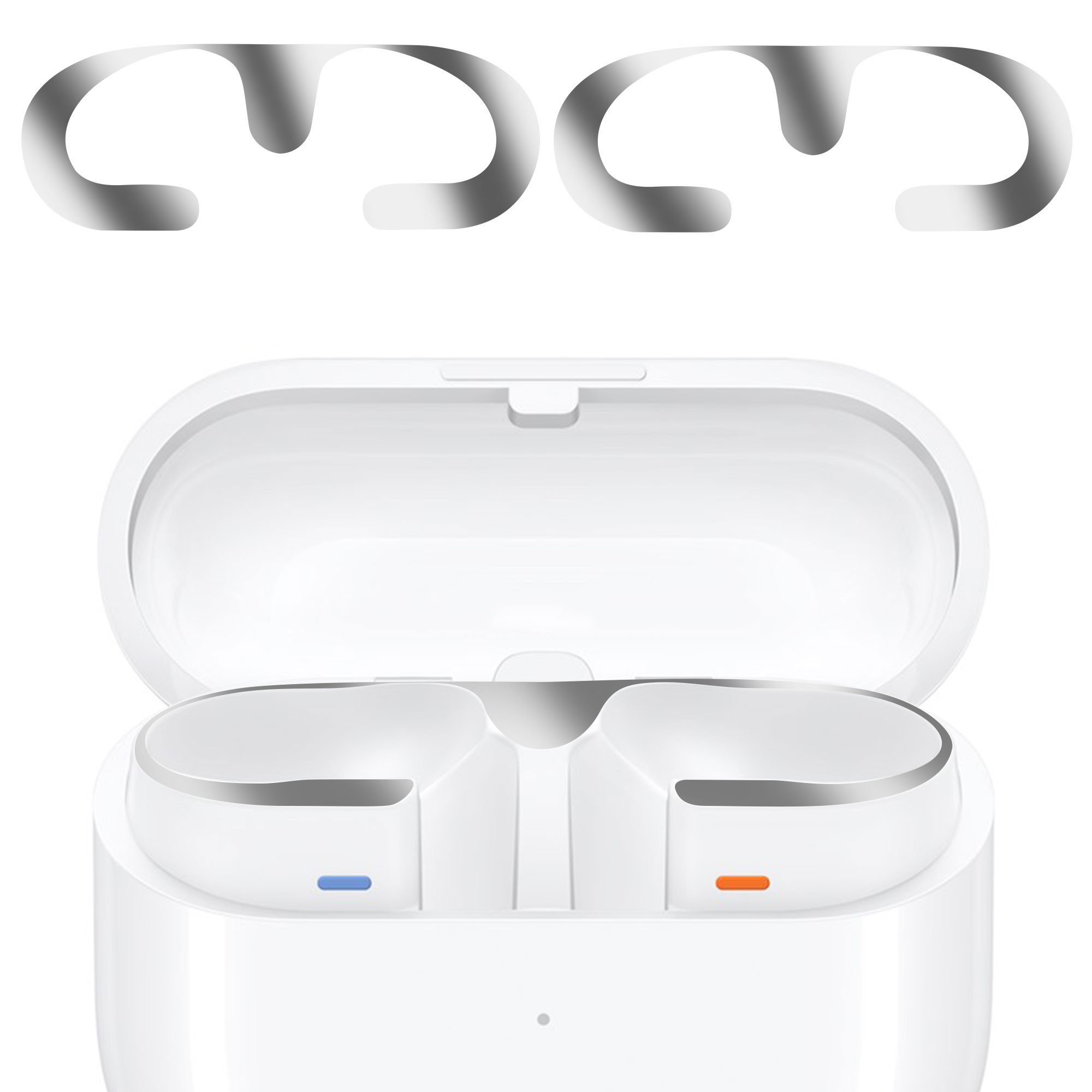 Kopfhörer-Schutzhülle 2x Staubschutz Sticker für Samsung Galaxy Buds 3