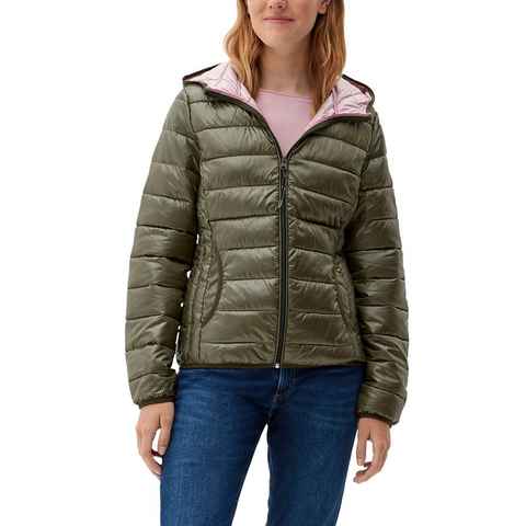 QS Steppjacke mit kontrastfarbigem Futter