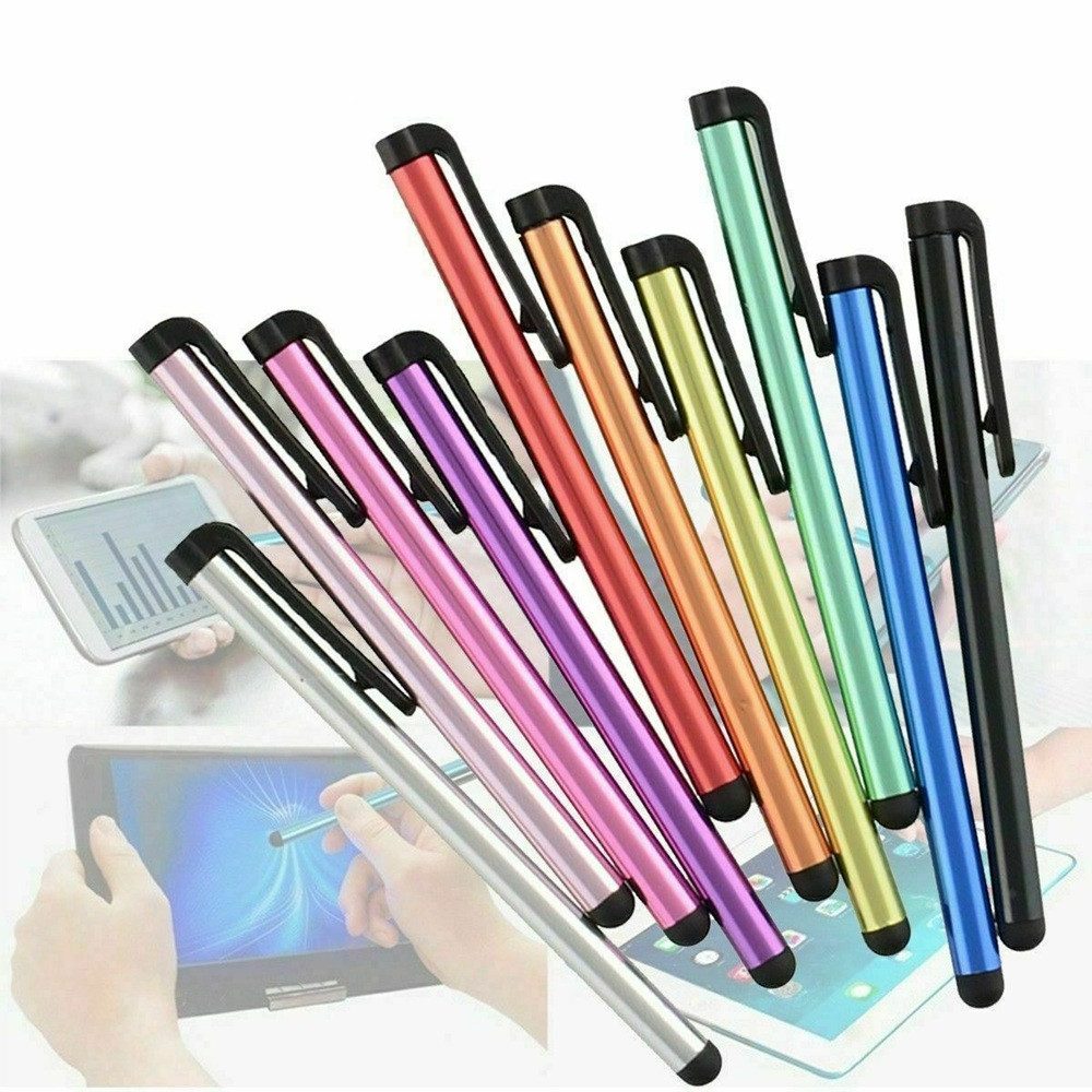 SpionProfi Eingabestift 10x Touchpen Touchstift Stift Touch für Handy Smartphone Tablet (10-St) Präzise Eingabe, komfortabler Griff, ideal für alle Touchscreen-Geräte