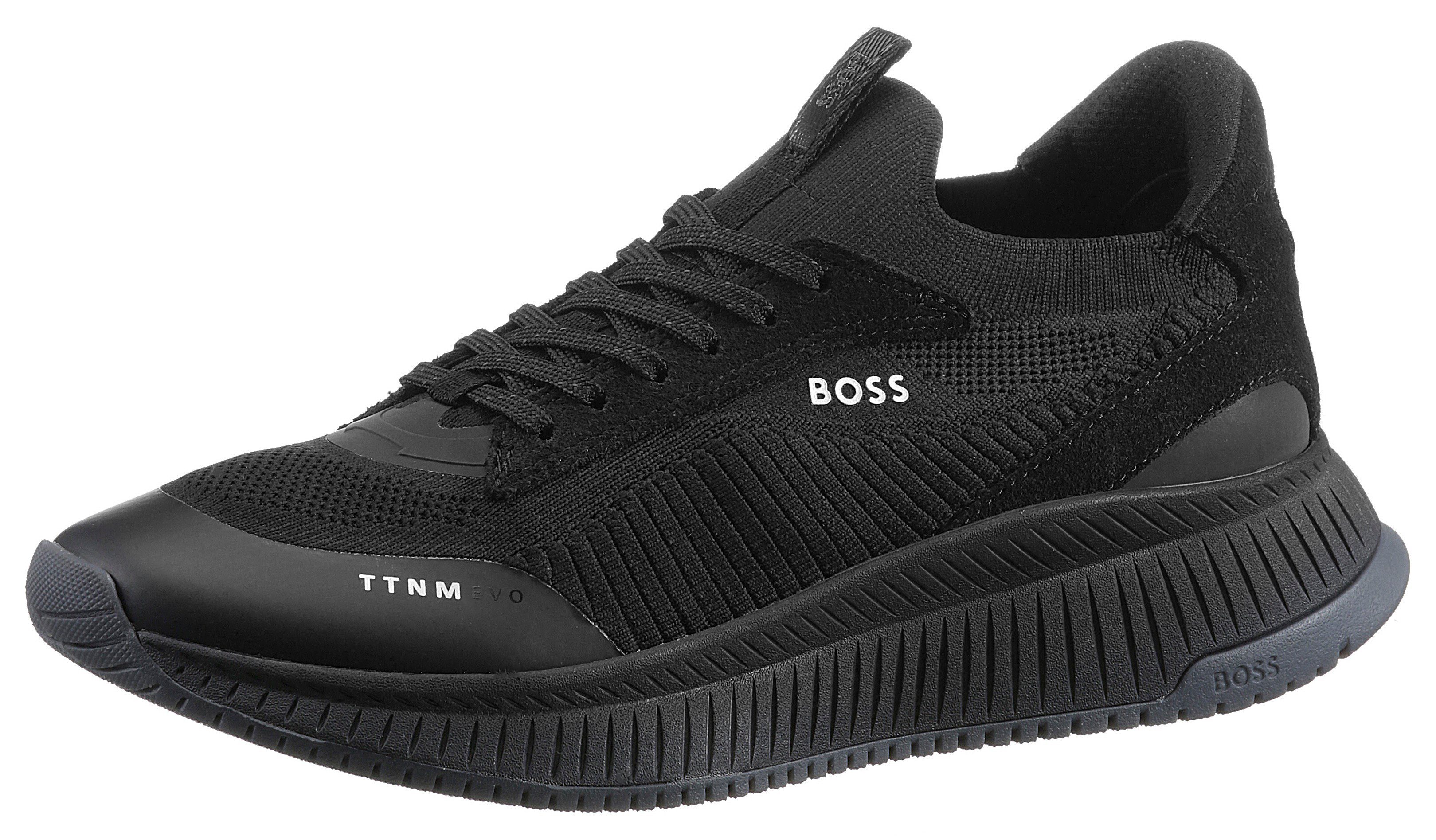 BOSS TTNM EVO Slon Slip-On Sneaker mit leichter Laufsohle schwarz