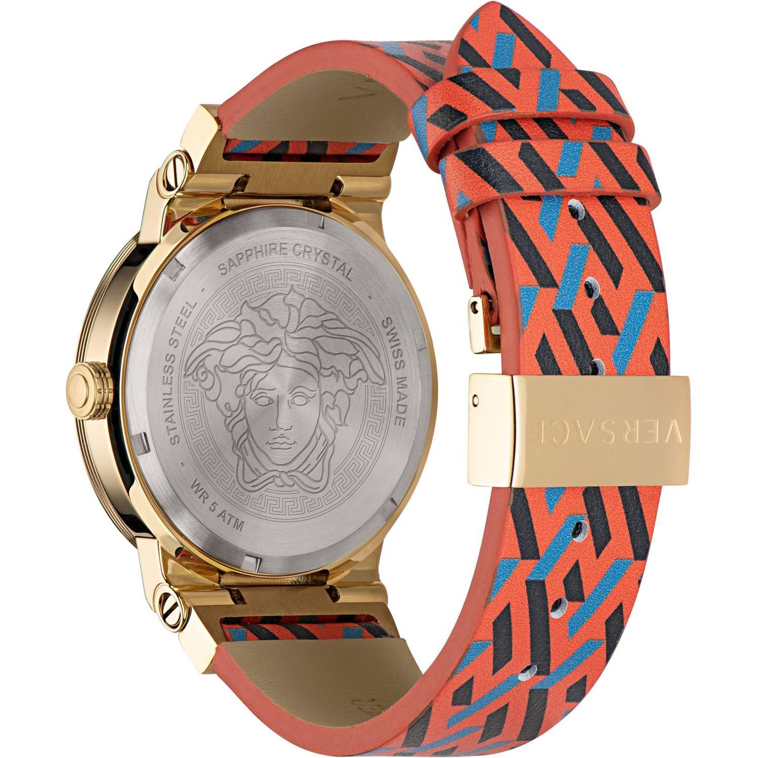 Versace Schweizer Uhr Greca Logo
