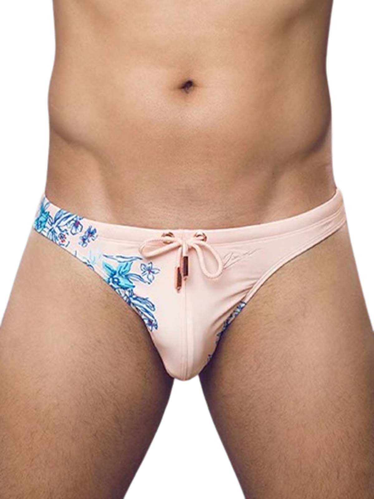 2eros Badehose 2Eros Print Swim Thong V80 Tahiti Peach