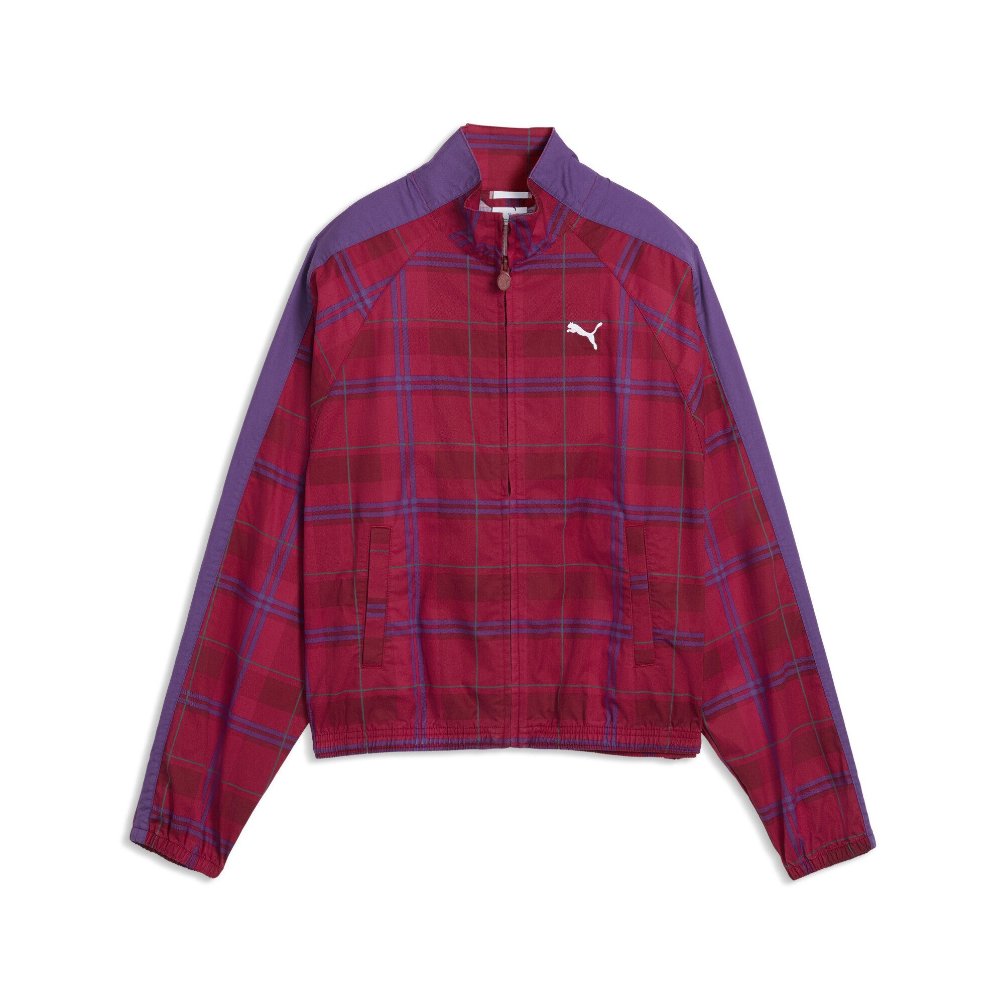 PUMA Trainingsjacke T7 Relaxed Tartan-Jacke Damen