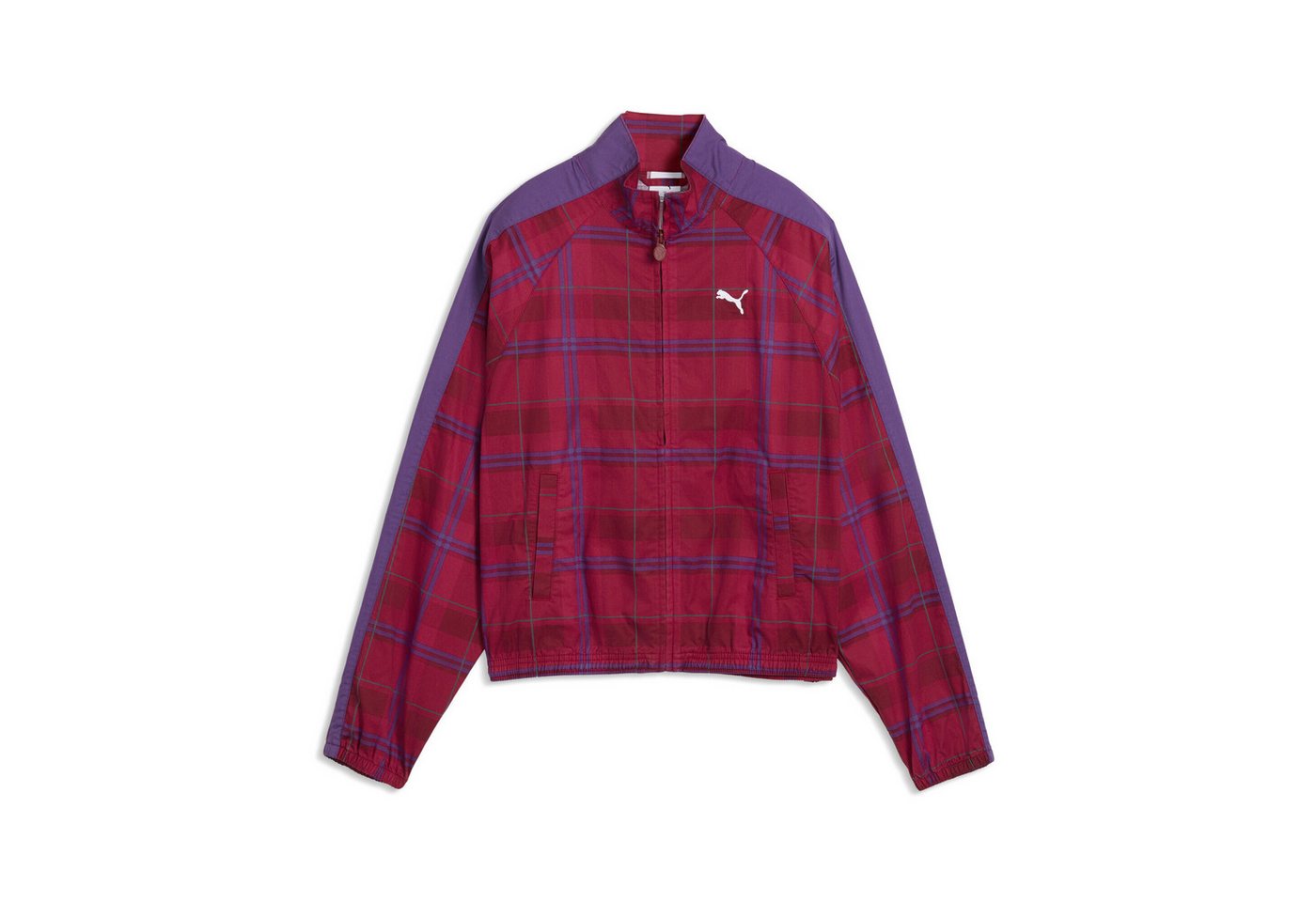 Puma Trainingsjacke T7 Relaxed Tartan-Jacke Damen, Ansicht 1