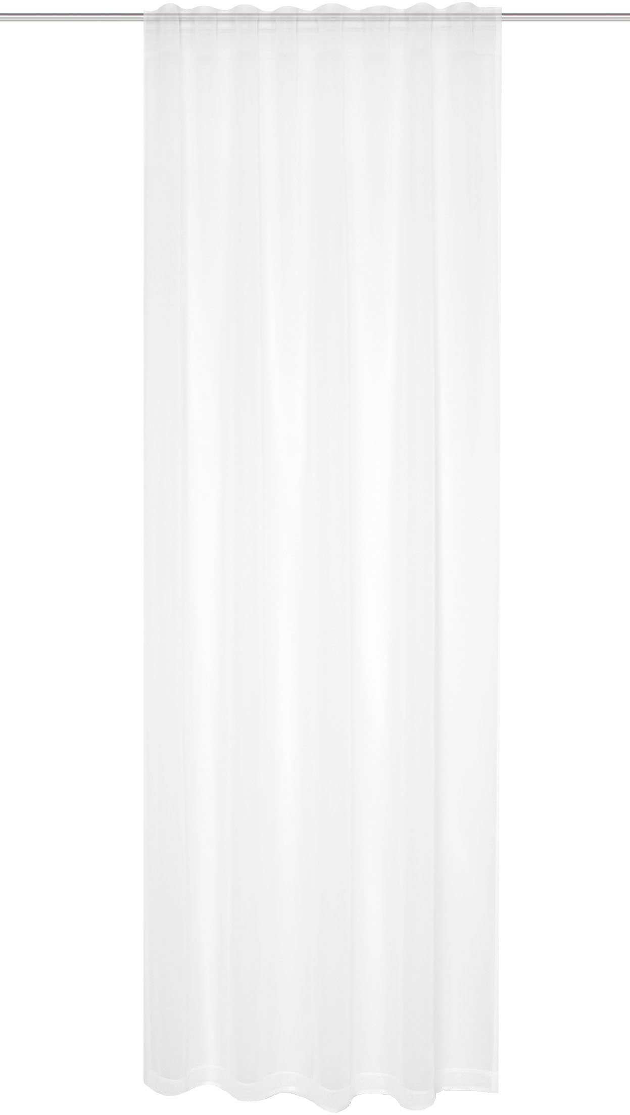 Home Basics Gardine VINA (1 St), Multifunktionsband, halbtransparent, Voile, halbtransparent
