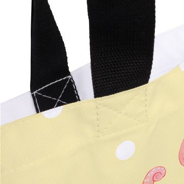 Mr. & Mrs. Panda Shopper Tintenfisch - Gelb Pastell - Geschenk, Tragebeutel, Meerestier, Tierm (1-tlg), Modisches Design