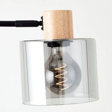 Lightbox Stehlampe, ohne Leuchtmittel, Stehlampe, 160 x 25 x 32 cm, E27, max. 40 W, Rauchglas