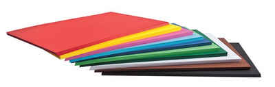 Folia Papierkarton »Tonkarton farbig sortiert«, farbig sort., DIN A2