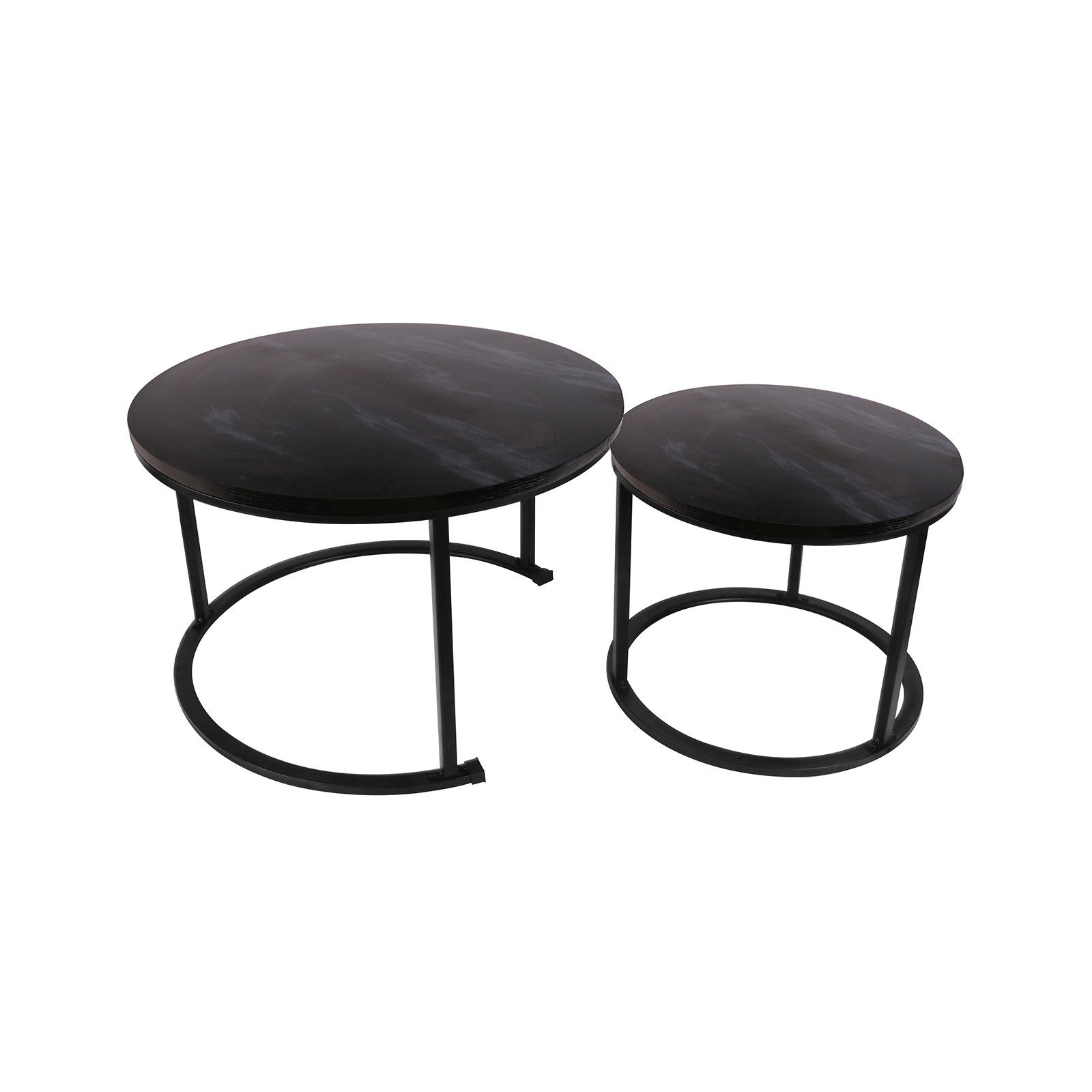 BIGTREE Couchtisch 2er Set Couchtisch Beistelltisch günstig online kaufen