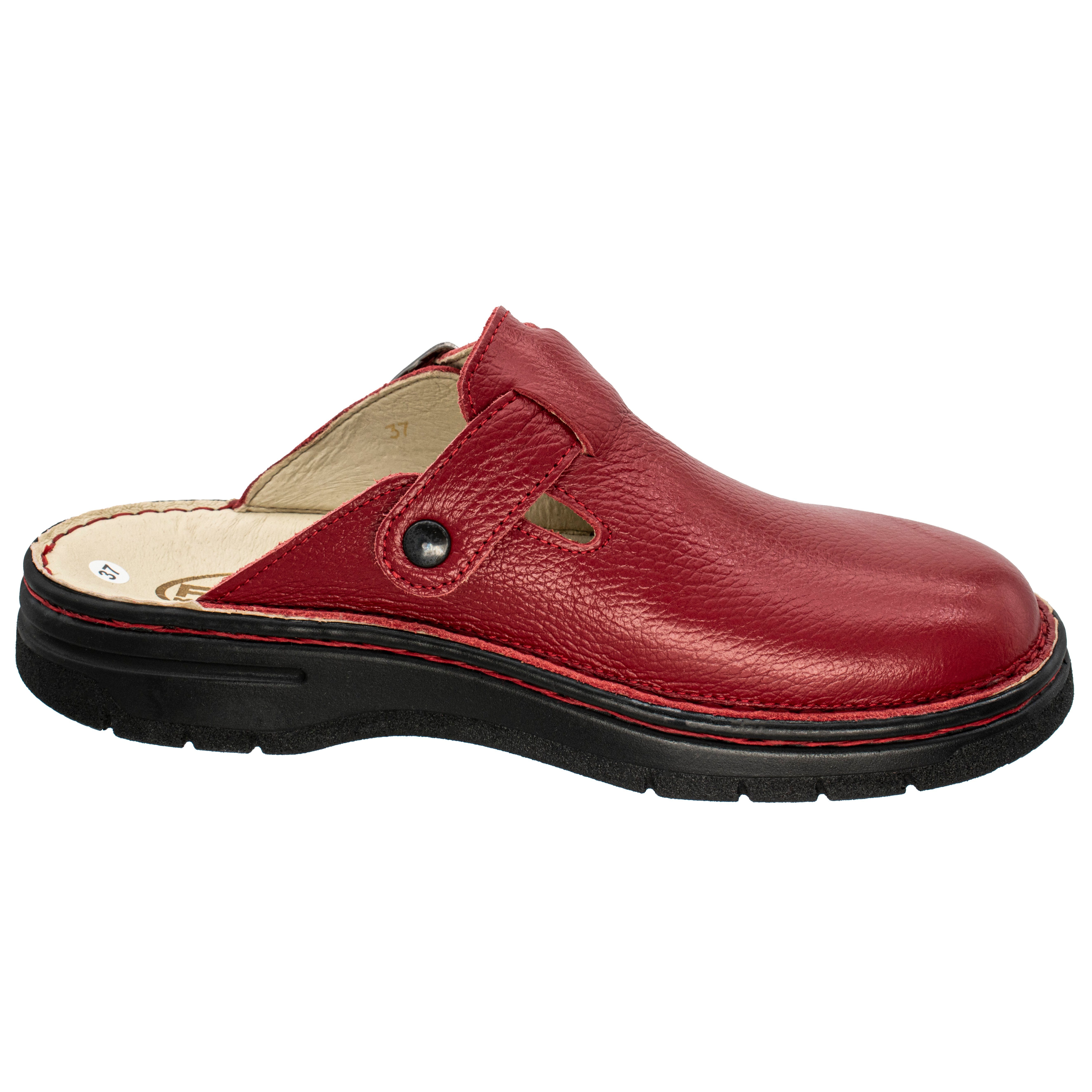 Fischer-Markenschuh Sina Pantolette aus Nappaleder, gepolstertes günstig online kaufen