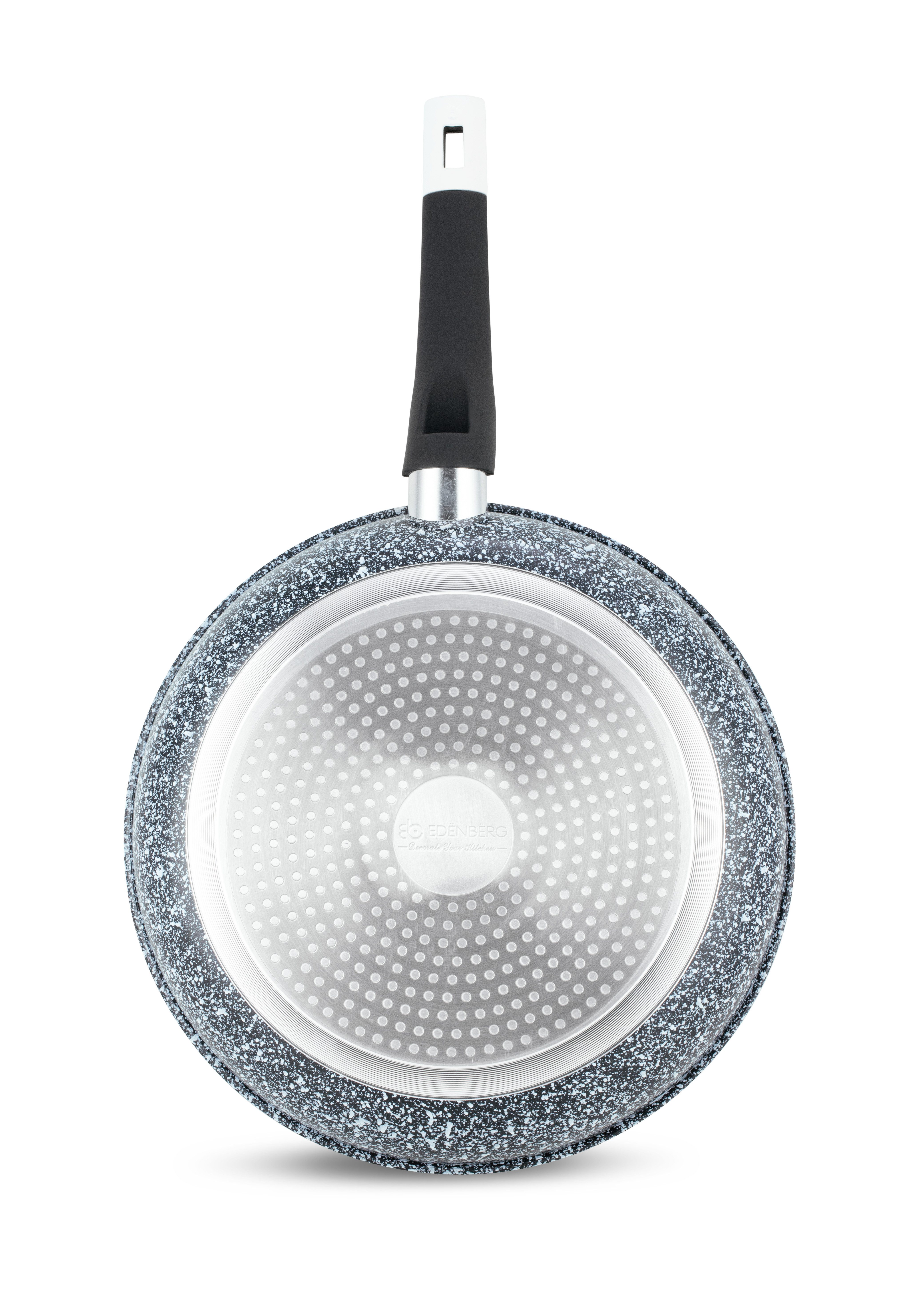 Edenberg Bratpfanne Keramikpfannen Pfanne Bratpfanne mit Keramik-Granit-Beschichtung, Aluminiumguss (16 cm, 18 cm, 20 cm, 22 cm, 26 cm, 28 cm und 30 cm, 1-tlg., – Bild 4 von 5