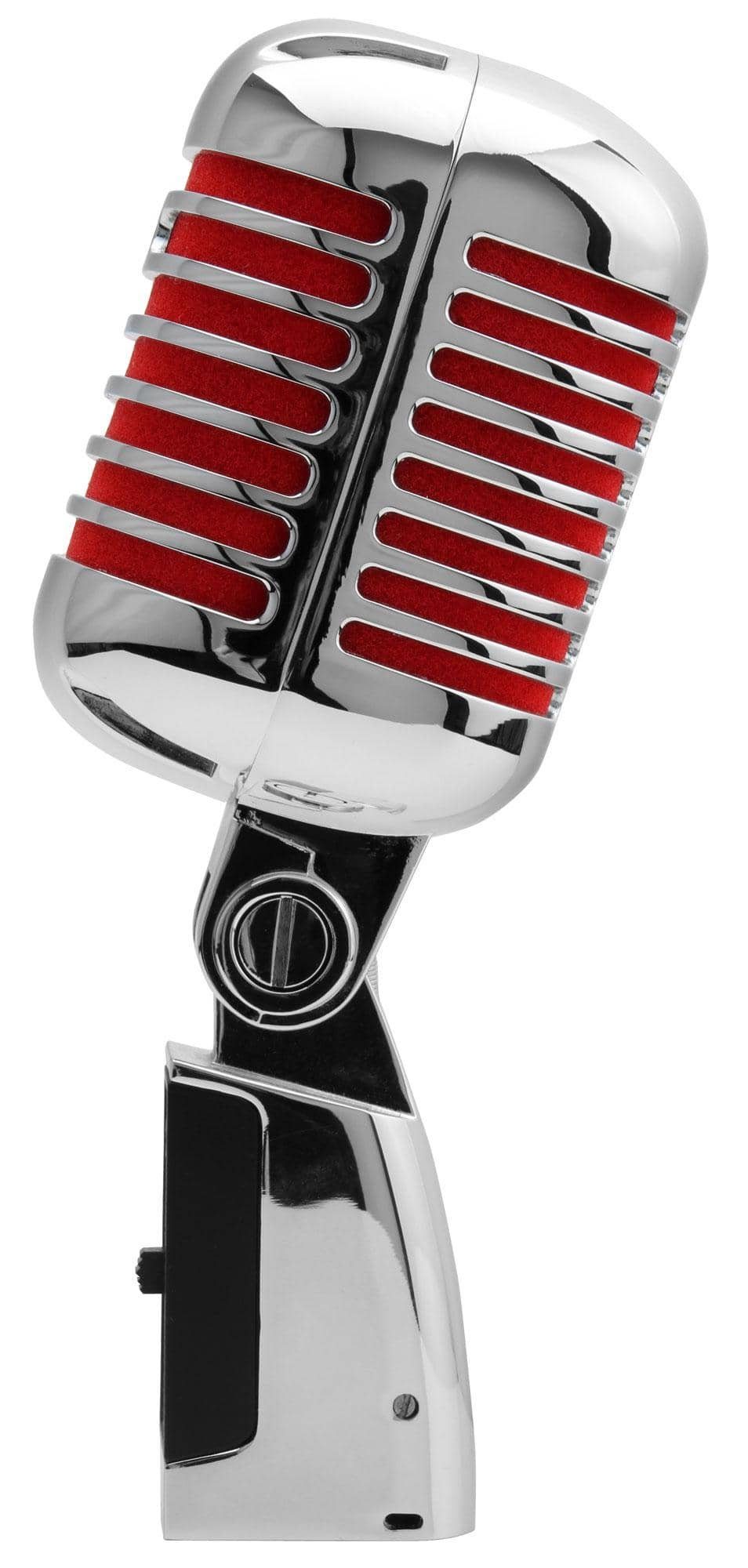 Pronomic Mikrofon DM-66 Elvis Rockabilly Dynamisches-Mikrofon (Spar-Set inkl. Mikrofonständer und XLR-Kabel, 3-tlg), Vocal Mikrofon für Sprache und Gesang