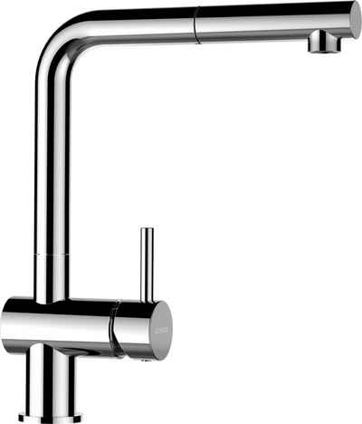Schock Küchenarmatur »EPOS SB« ausziehbarer Auslauf, Rückflussverhinderer, Wasserspar-Perlator, Schwenkbereich 180°