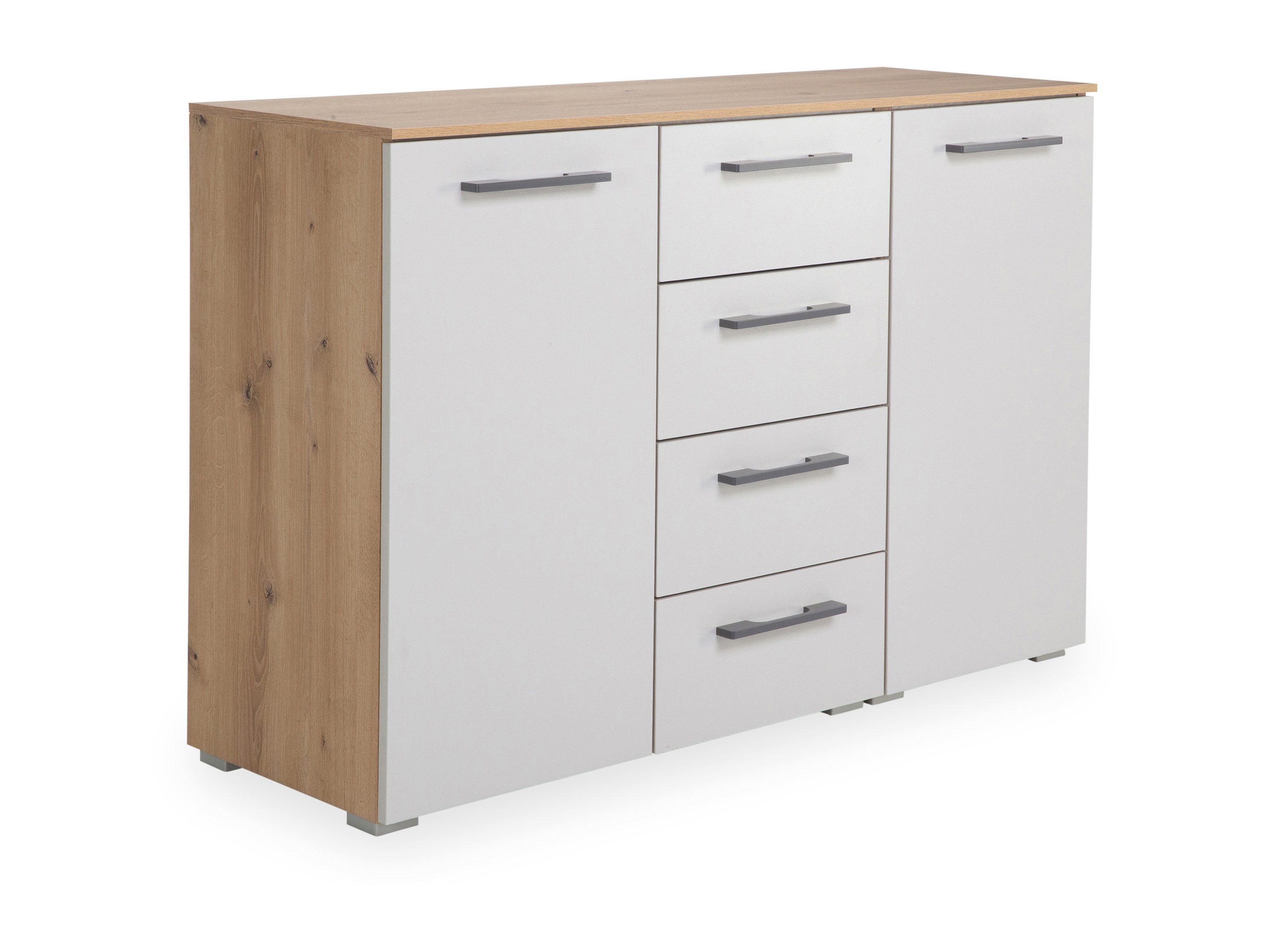 SANSIBAR LIVING Kommode Kommode SANSIBAR USEDOM BHT 120x81x42 cm Sideboard Bürokommode