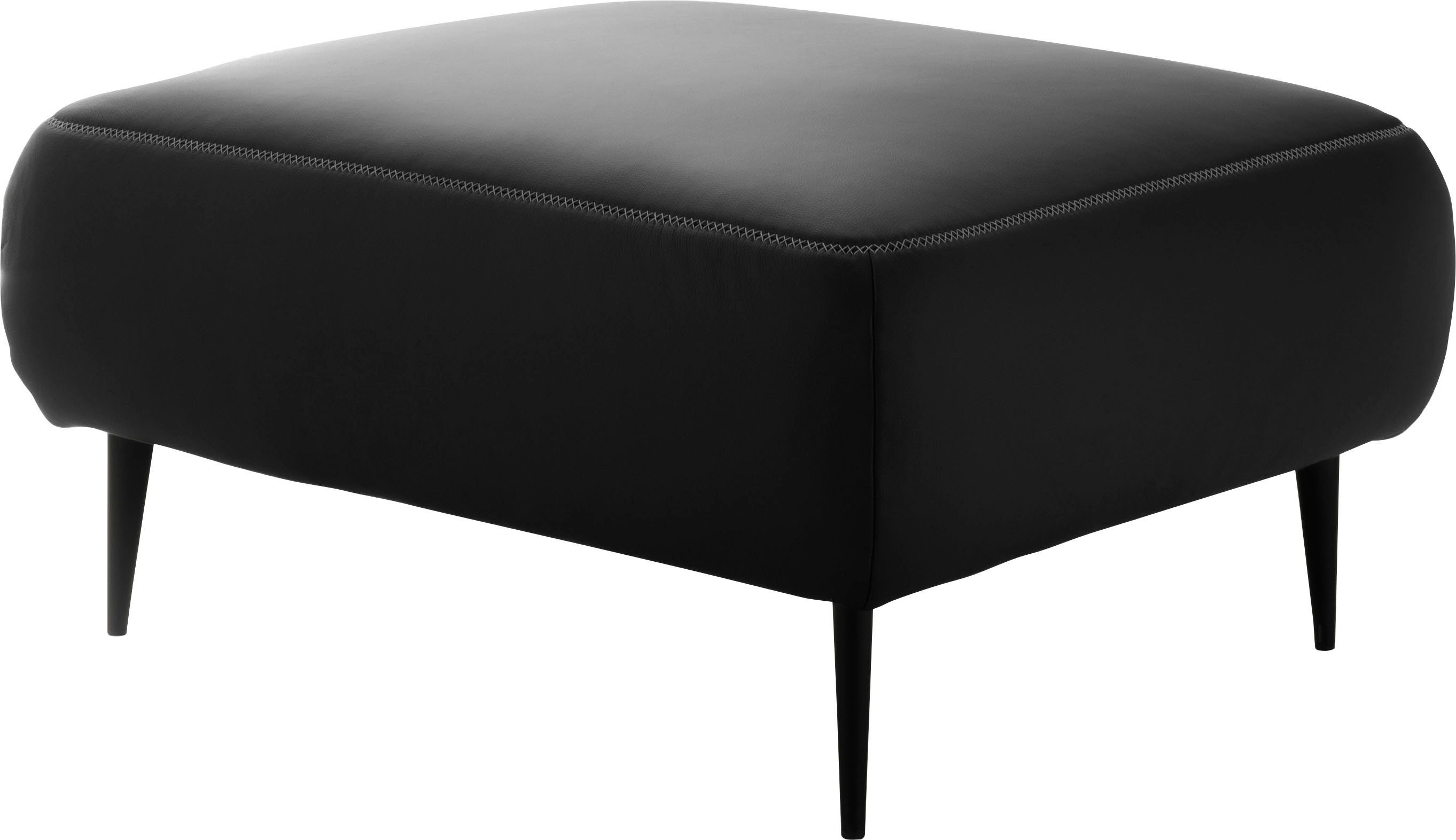 designwerk Hocker Forma, zeitloser Desighocker mit aktuellem Fuß, in hochwertiger Verarbeitung & tollem Sitzkomfort