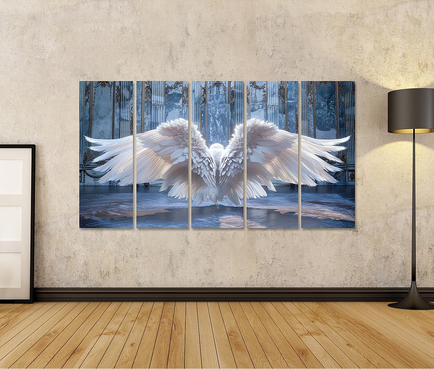 islandburner Leinwandbild Digital erzeugte, ultra-realistische, riesige günstig online kaufen