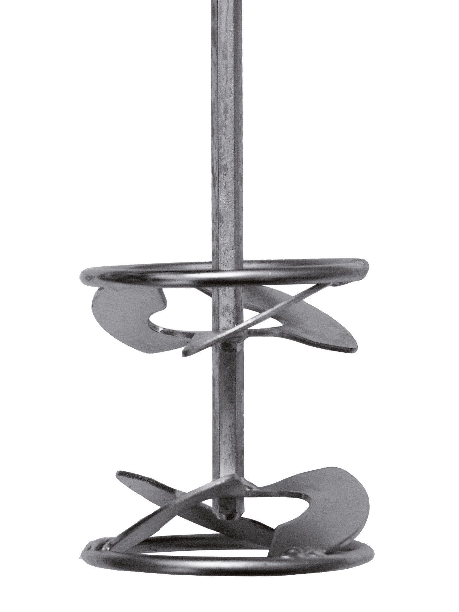 BERG TECTOOL Rührquirl SCHEIBENRÜHRQUIRL SRR 85 SDF - MIT DOPPELFLÜGEL 85X500 HEX8-AUFNAHME, Ø 8,50 mm, L: 50 cm, (1-St)