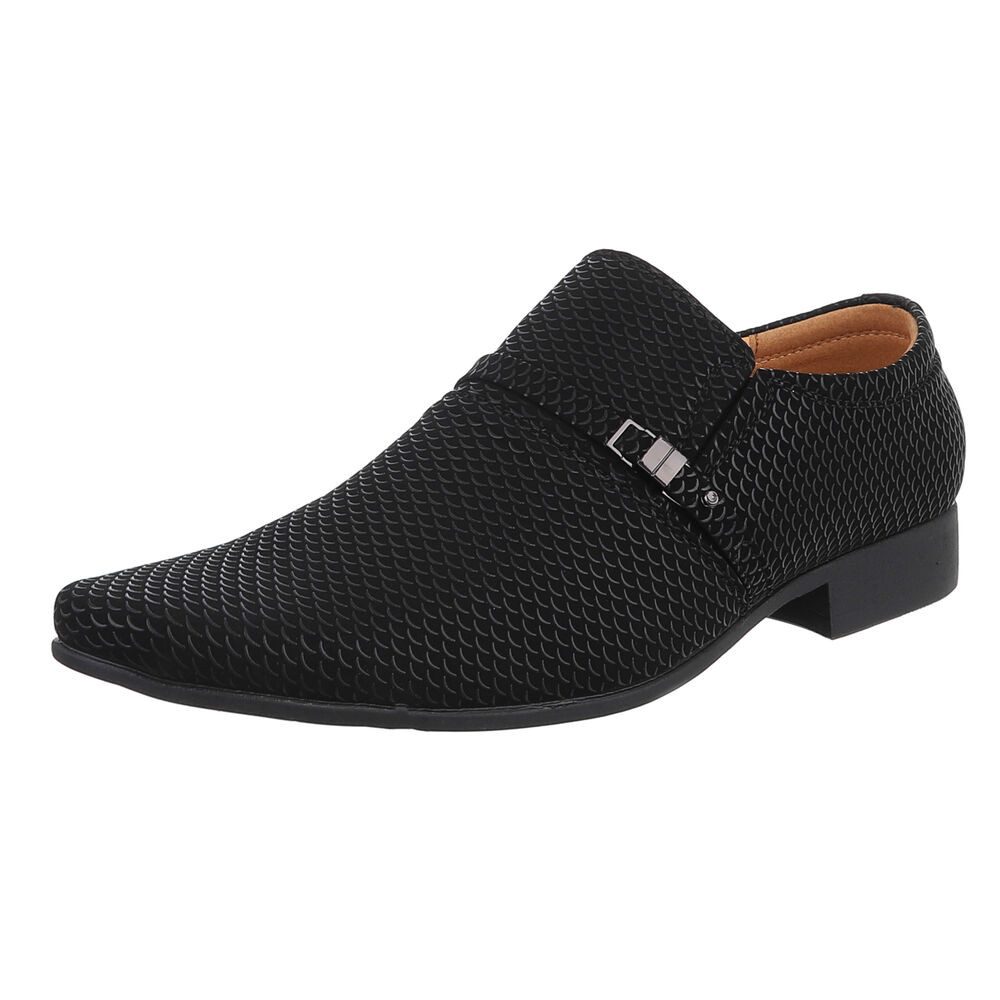 Elegante Herren-Schuhe mit strukturierter Oberfläche für Alltag Slipper