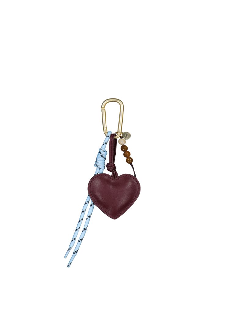 Barts Sporttasche Bag Charm Heart AUBERGINE