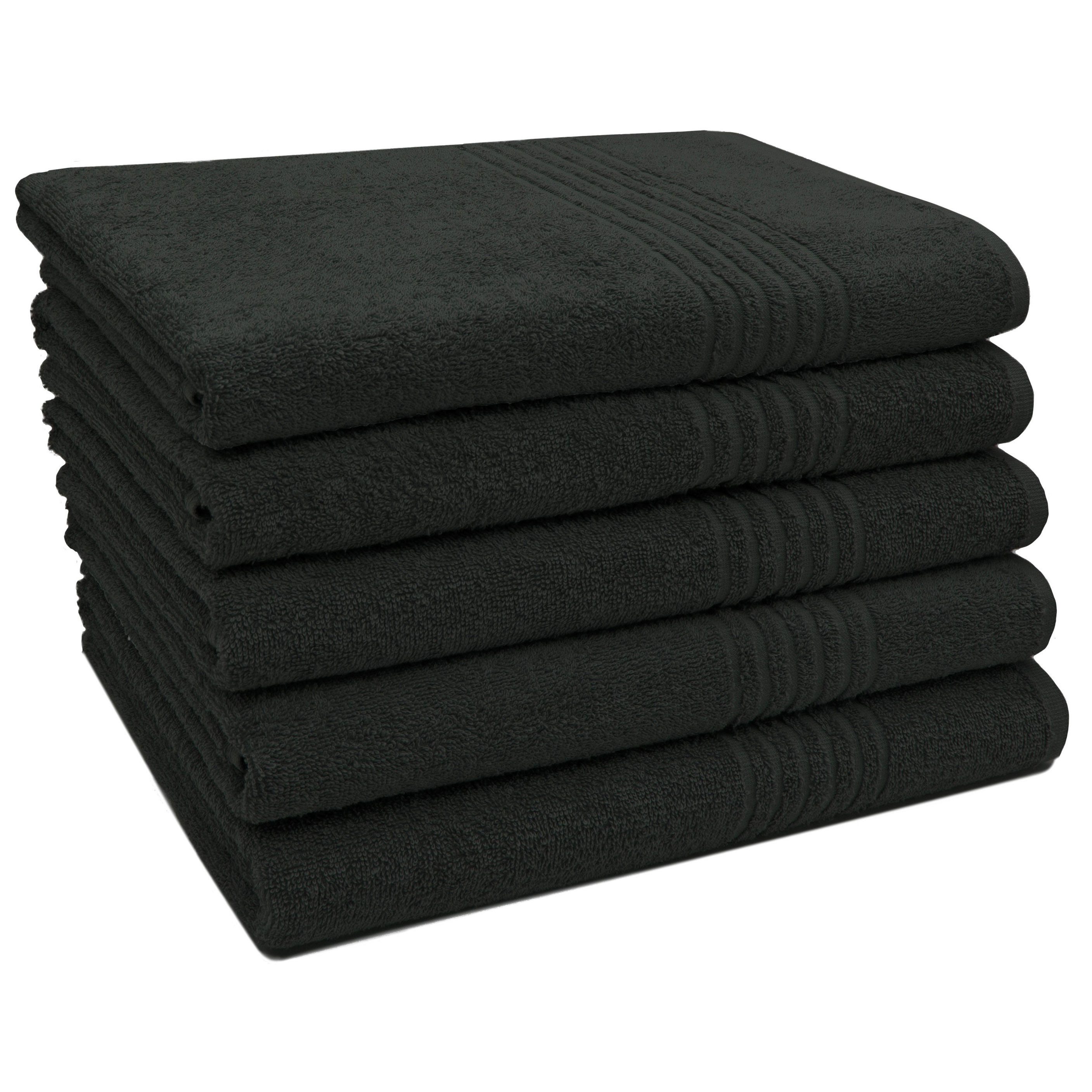 ZOLLNER Duschtücher, Walkfrottier (5-St), 70 x günstig online kaufen