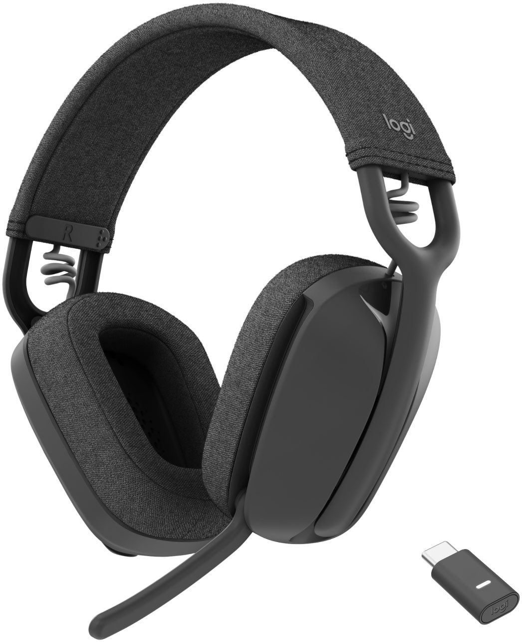 Logitech Zone Vibe Wireless UC Wireless-Headset (Freisprechfunktion, Rauschunterdrückung, Stummschaltung, Bluetooth)