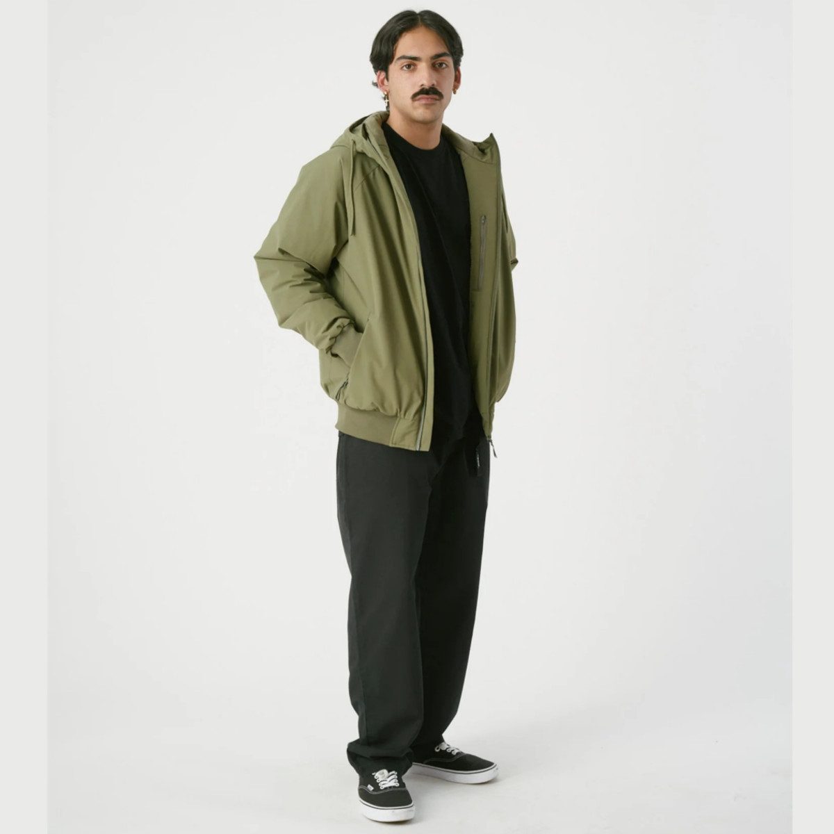 Cleptomanicx Winterjacke Cleptomanicx Winter H. Jacket "Simplist" (Jacke, Winterjacke) getapte Nähte