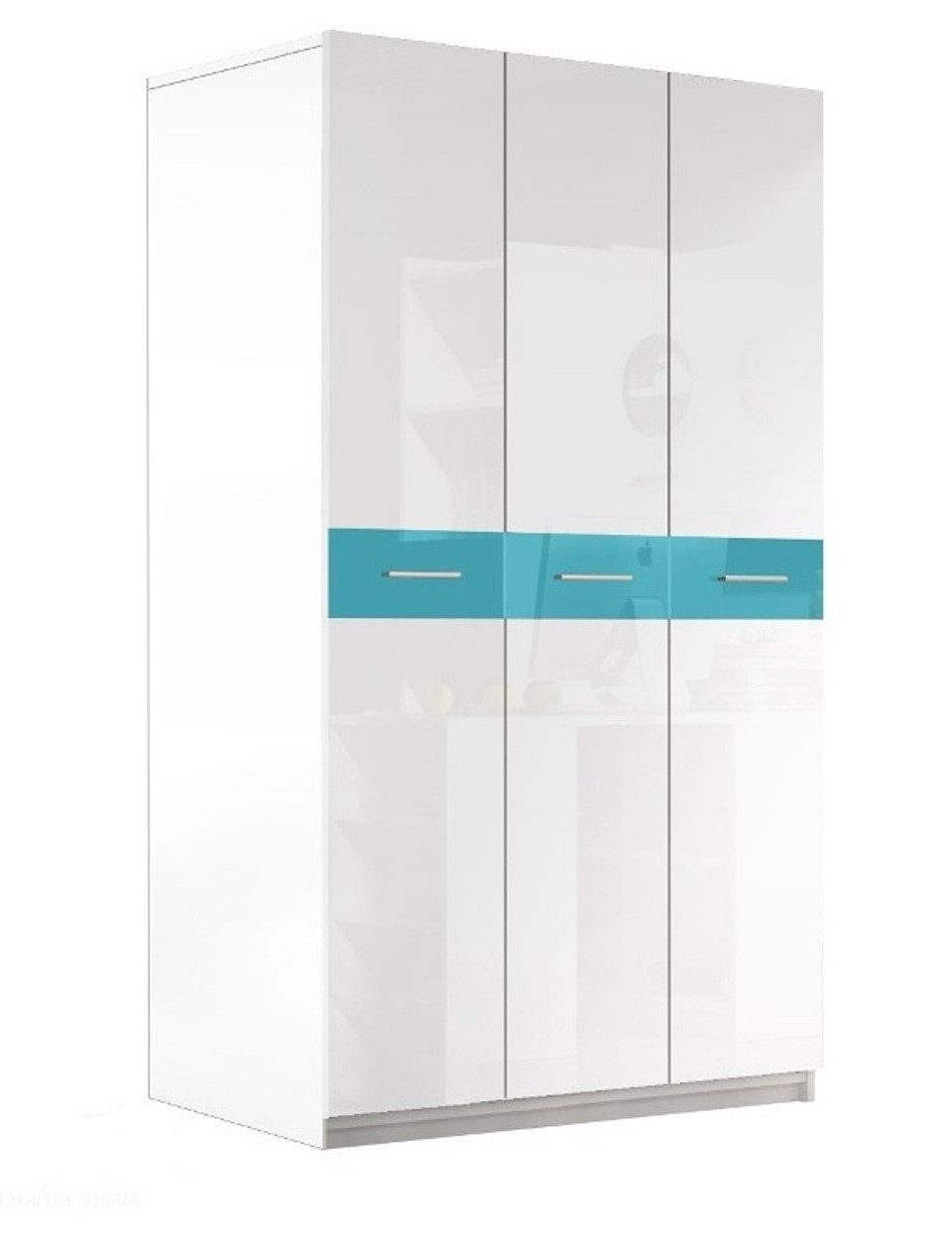 Xlmoebel Kleiderschrank Moderner Hochschrank für Jugendliche mit viel Stauraum und Schubladen (1-St., Kleiderschrank) Hergestellt in Europa