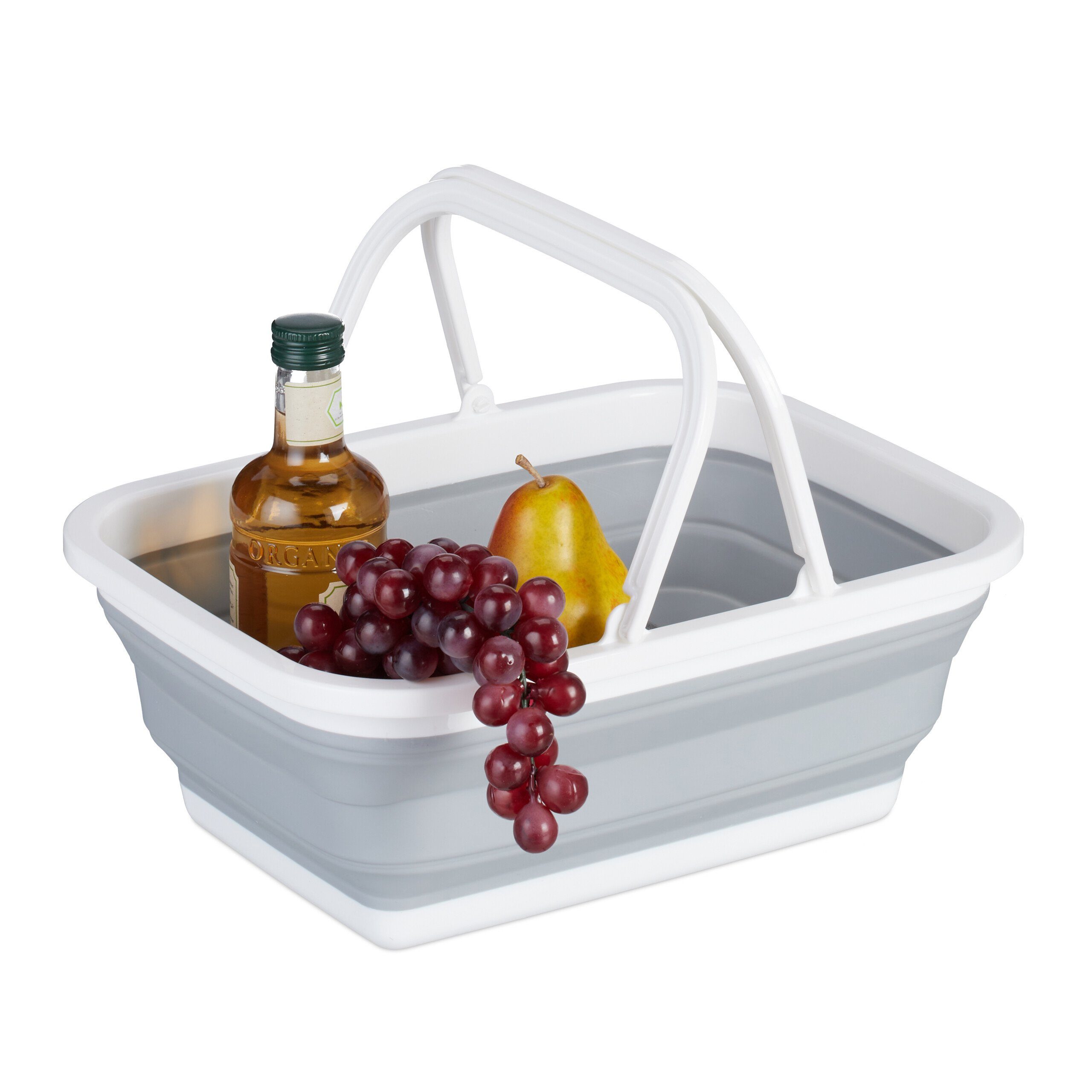 relaxdays Einkaufskorb Faltkorb mit Henkel günstig online kaufen