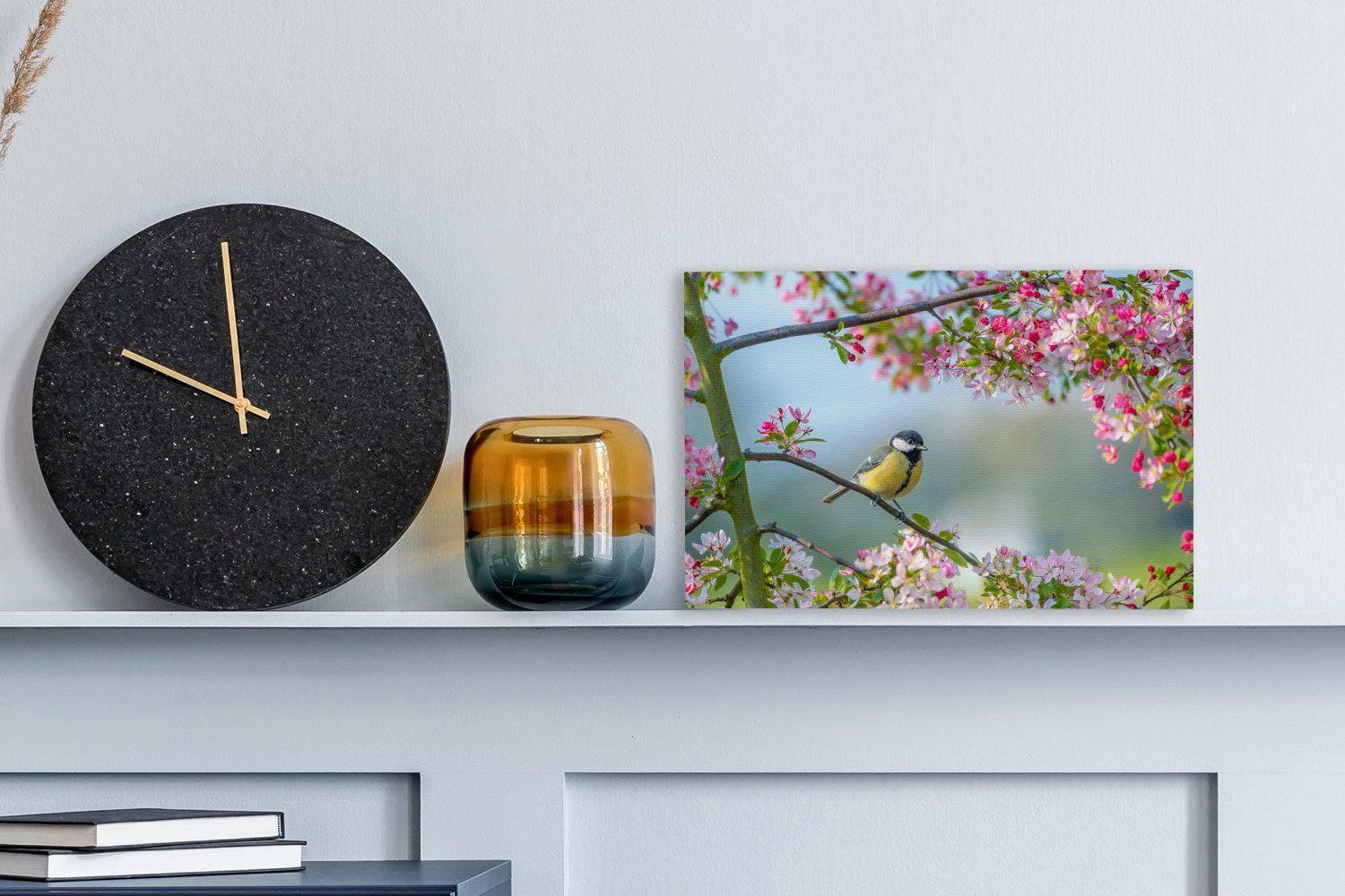 OneMillionCanvasses® Leinwandbild Vogel - Baum - günstig online kaufen