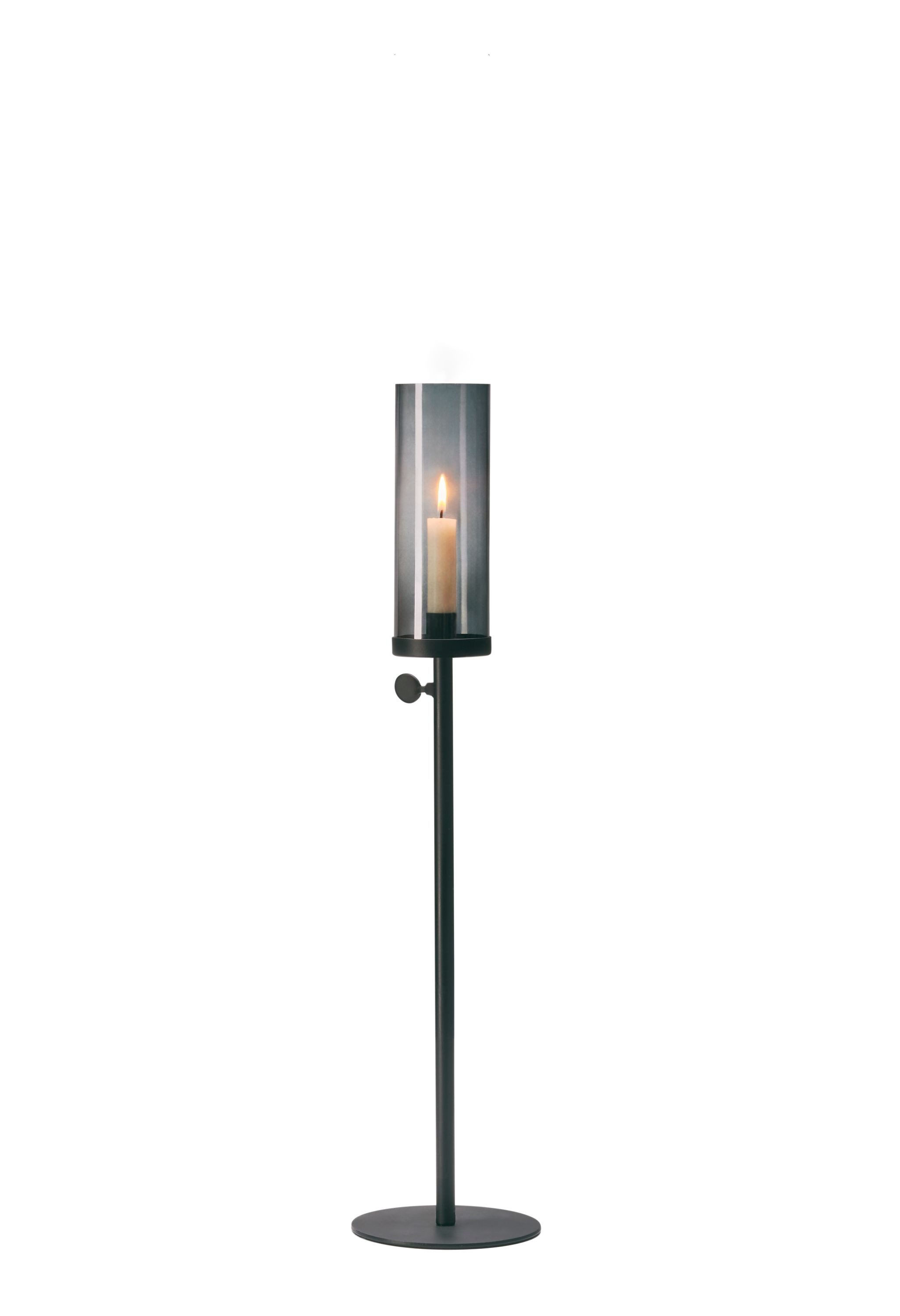 PHILIPPI Windlicht, ausziehbar, 68-100cm Stahl, pulverbeschichtet, Glas