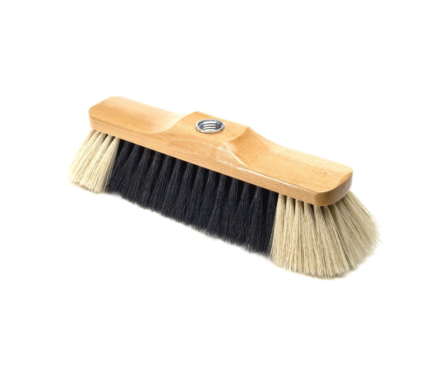 BawiTec Abziehbesen Qualitäts Zimmerbesen mit Teleskopstiel Besen mit Stiel, Fliesen, Laminat, Vinylböden, Parkettböden, PVC-Böden, Holzböden, Keramik, weiche Borsten, Teleskopstiel