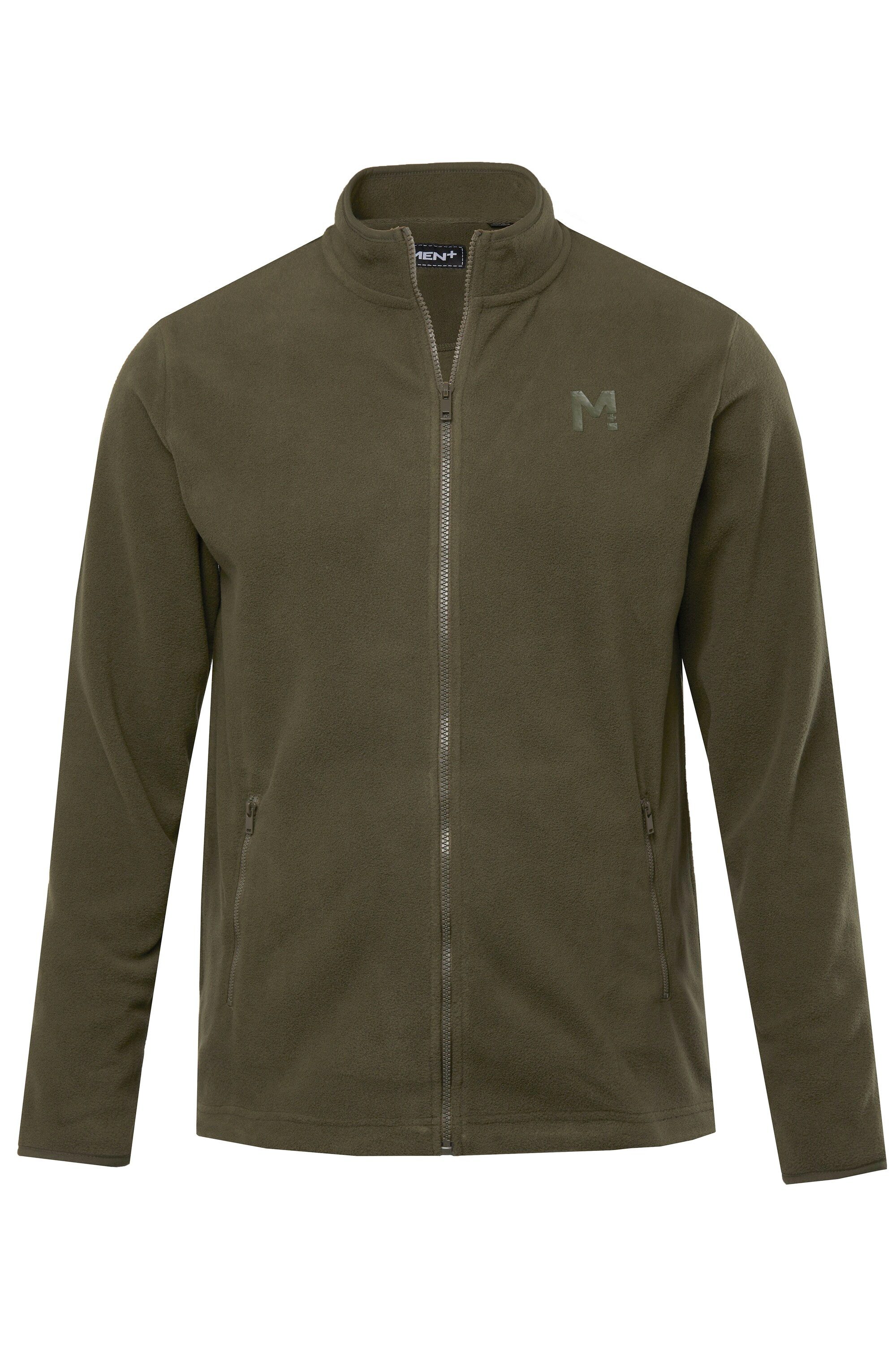 Men Plus Fleecejacke Men+ Fleecejacke Stehkragen günstig online kaufen