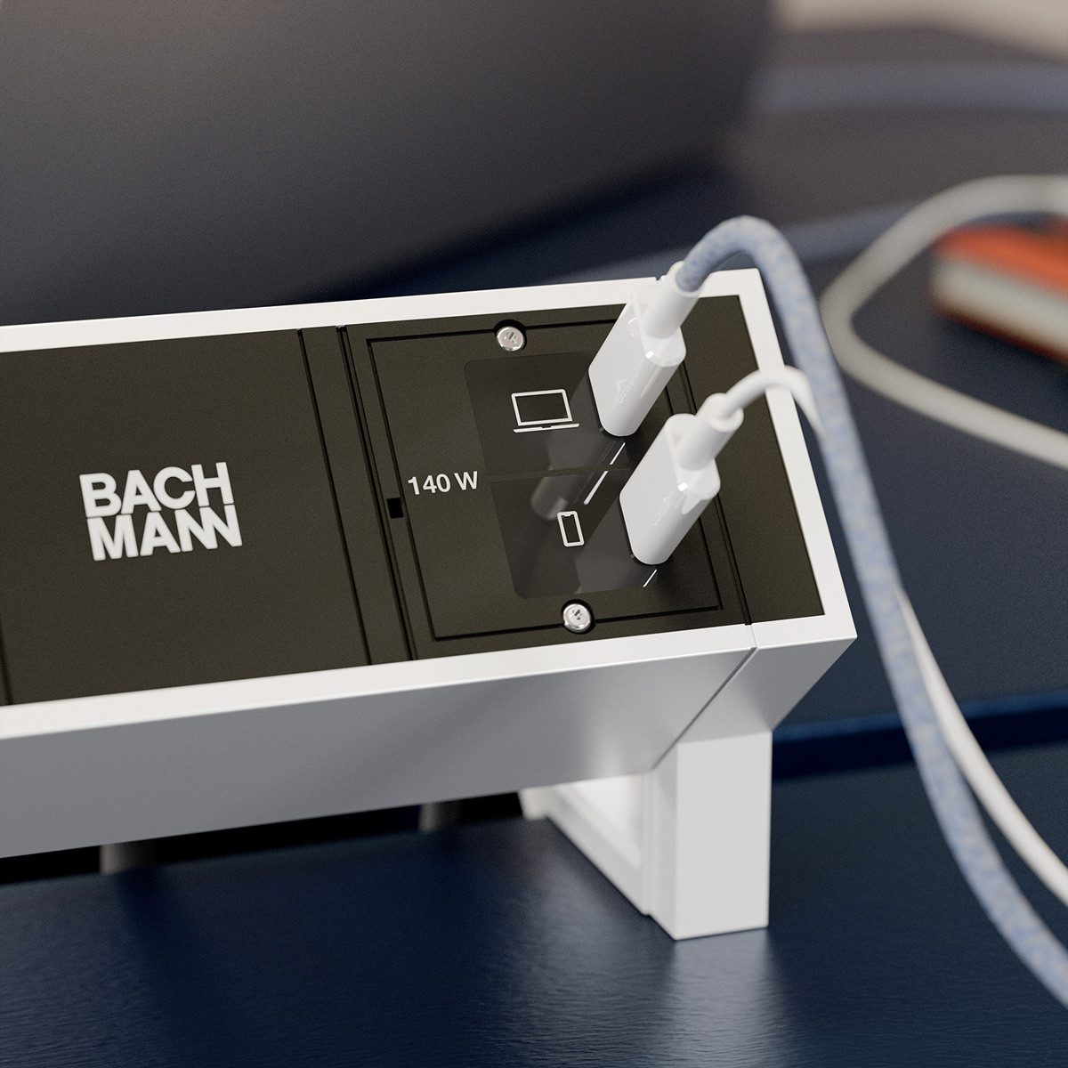 Bachmann Custom Modul 1xUSB C/C 140W Stromadapter T12, 10A, Typ-J zu ...