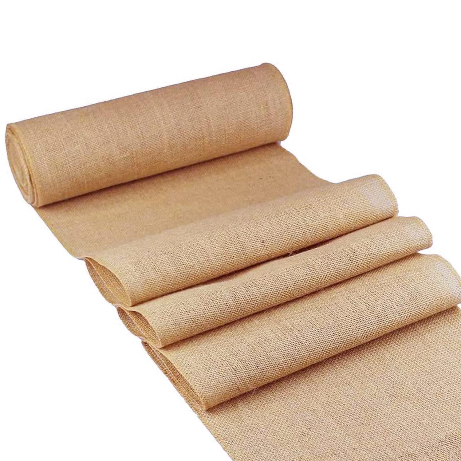 LuxusKollektion Tischband Tischläufer Jute Natur 15m x 30cm