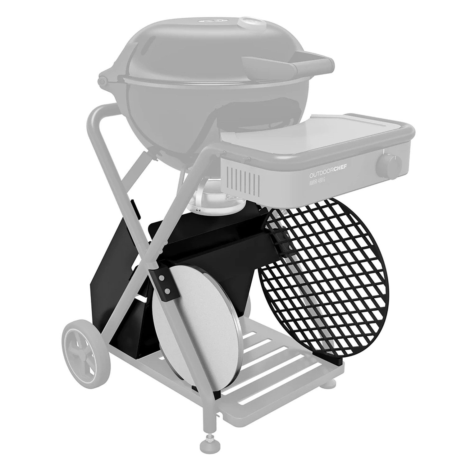 OUTDOORCHEF Holzkohlegrill Outdoorchef Unterbau-Kit für Ambri 480 G Evo