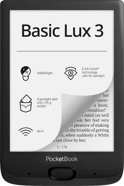 PocketBook Basic Lux 3 Tablet (6", 8 GB, Linux)