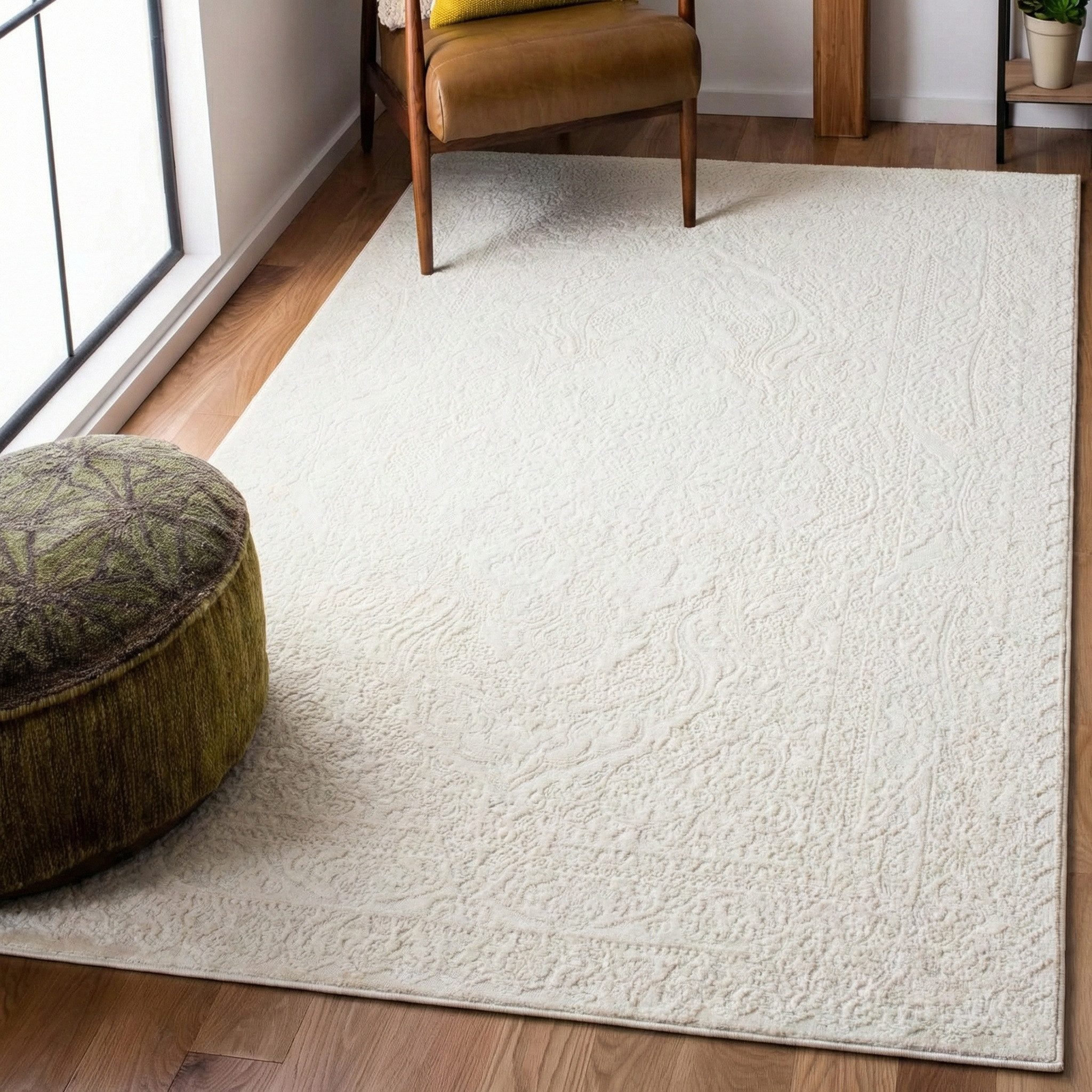 Vimoda Orientteppich Costalight, Klassischer und moderner Teppich, Rechteckig, Höhe: 8 mm, Orient Design, Hoch-Tief Effekt 3D, Vintage, Wohnzimmer, Schlafzimmer