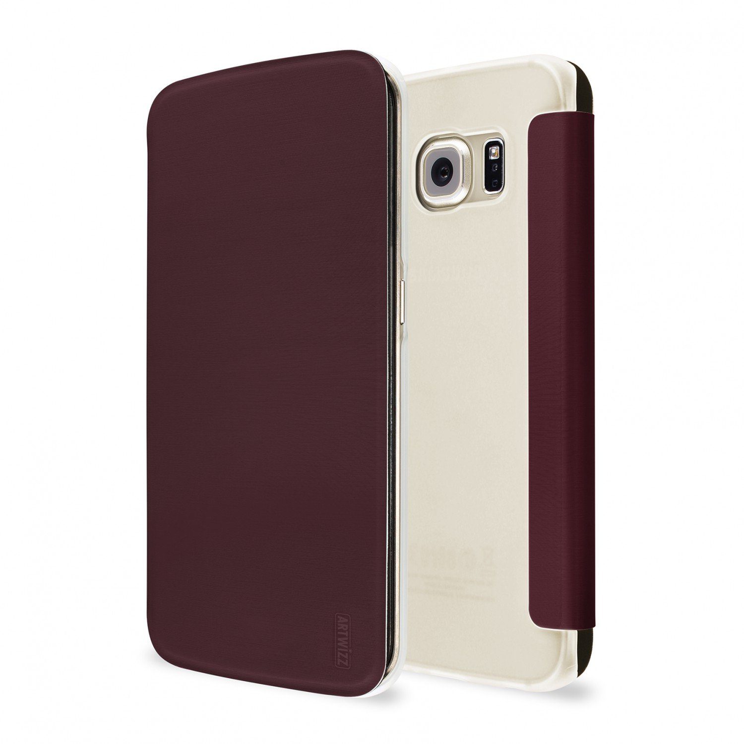 Artwizz Flip Case SmartJacket® for Samsung Galaxy S6 edge, marsala