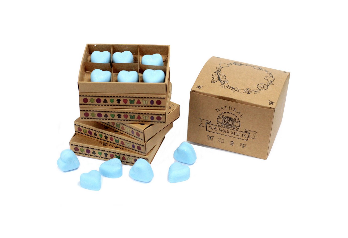 Thumbnail - Bali-Homedecor Raumduft Duftwachs 6er Packung - Kratzbeere