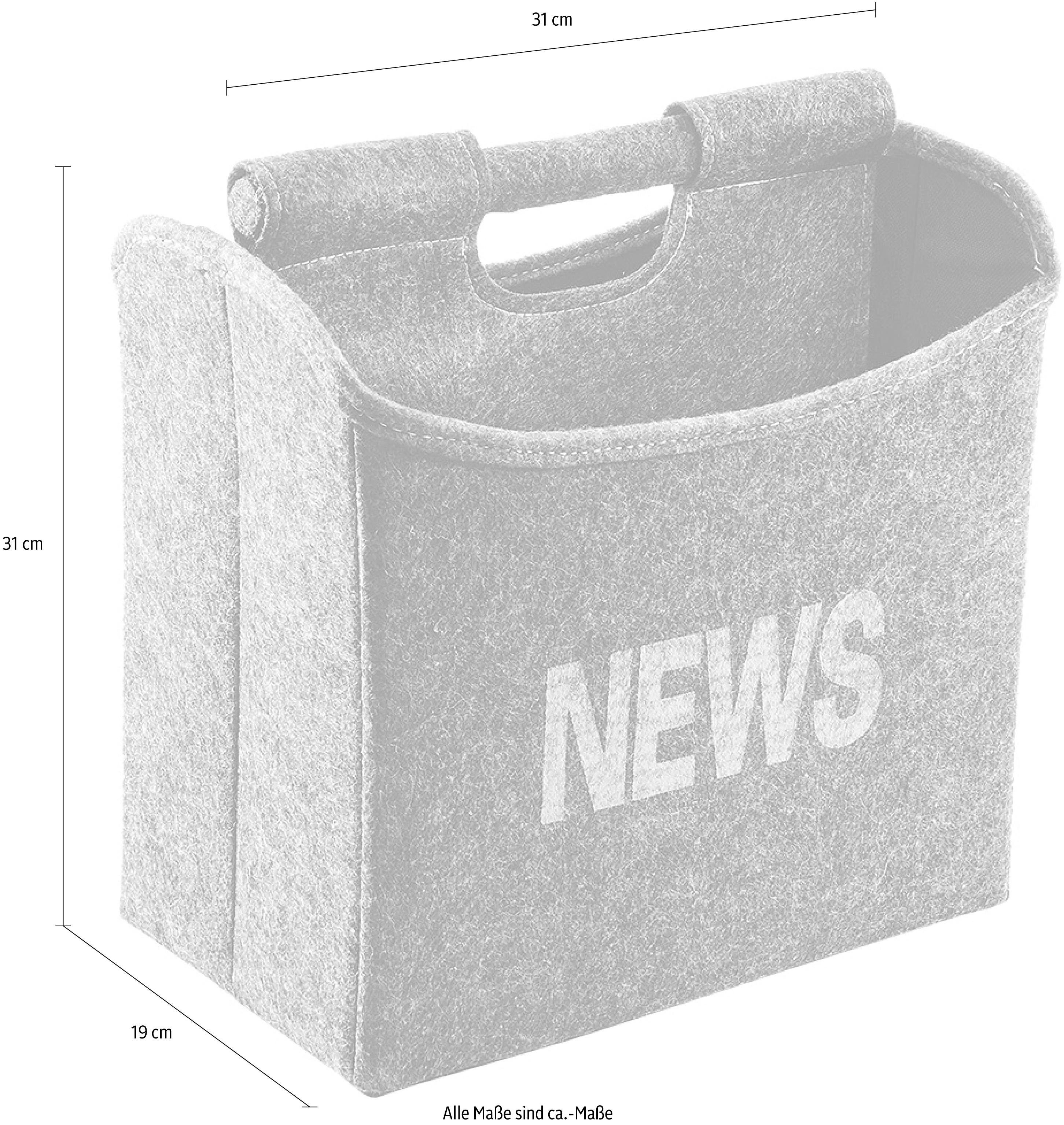 locker Zeitungsständer NEWS, faltbar günstig online kaufen