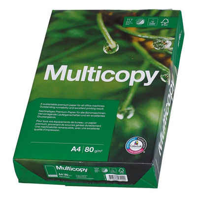 MULTICOPY Druckerpapier MultiCopy, Format DIN A4, 80 g/m², 168 CIE, 500 Blatt