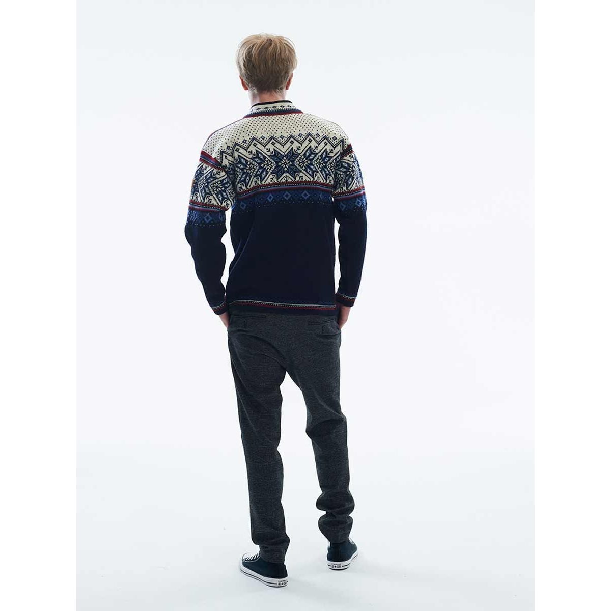 Dale of Norway Sweatshirt Vail Masc Sweater Hochwertiger Skisport-Pullover aus norwegischer Wolle mit