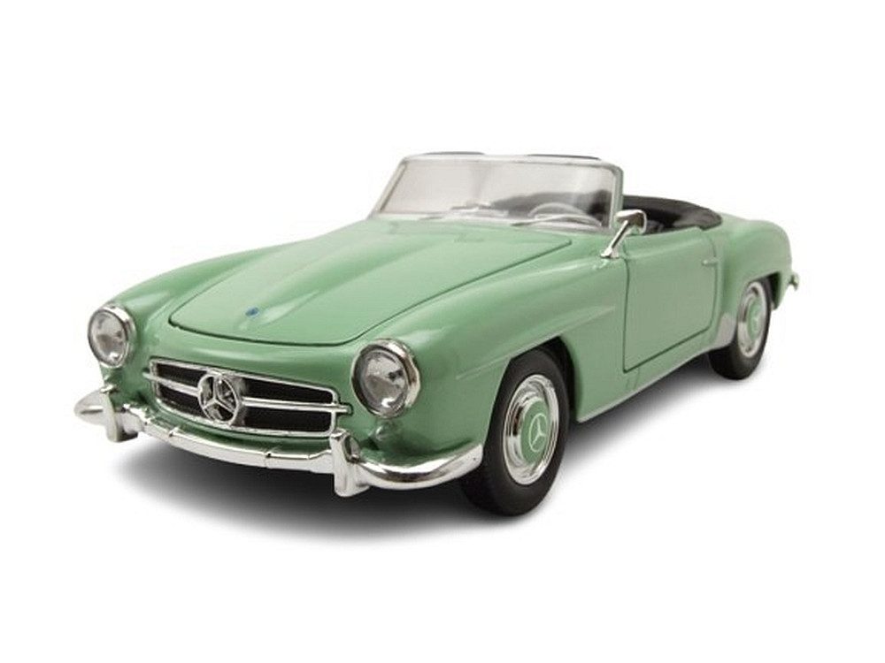 Welly Modellauto Mercedes 190 SL W121 hellgrün, Maßstab 1:24