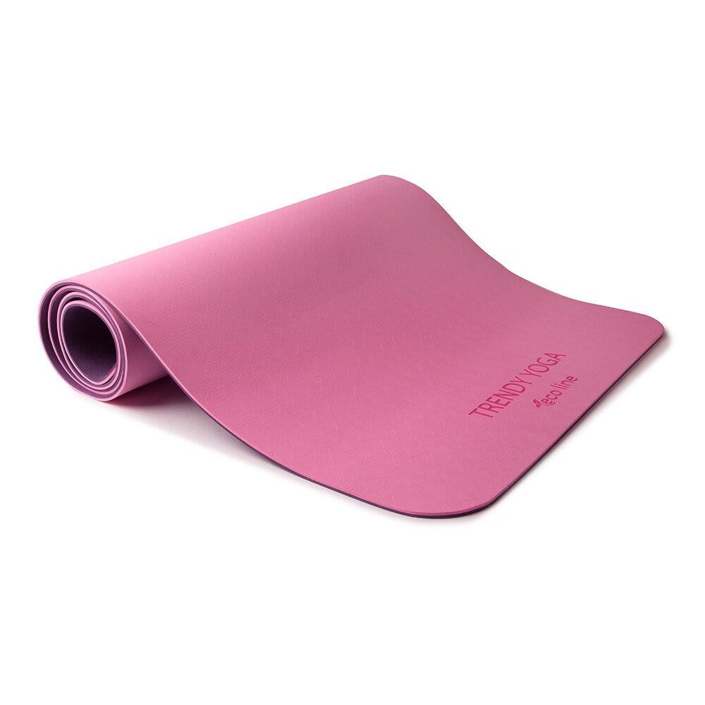 Black Snake Yogamatte aus TPE mit passendem Tragegurt für Yoga, Pilates & Fitness (Yoga-Set, 2-St., Matte + passender Tragegurt), rutschfest, zweifarbig, hautfreundlich, PVC-frei, 6 mm, 180 x 60 cm