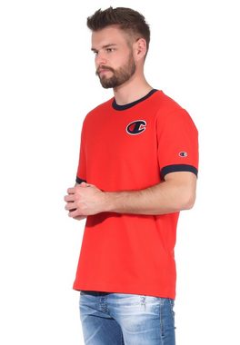 Champion T-Shirt Champion Herren T-Shirt 214681 RS041 FLS NVB Rot