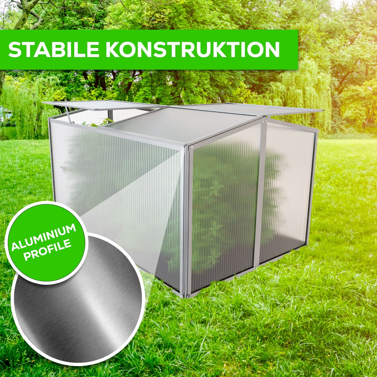 GARMIO Gewächshaus Gewächshaus PROTEA ...