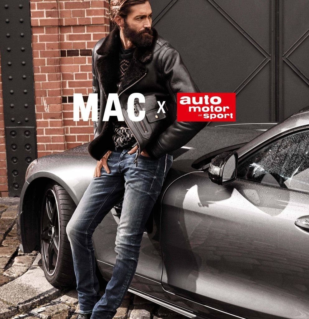 MAC 5-Pocket-Jeans blue black 3d authentic w