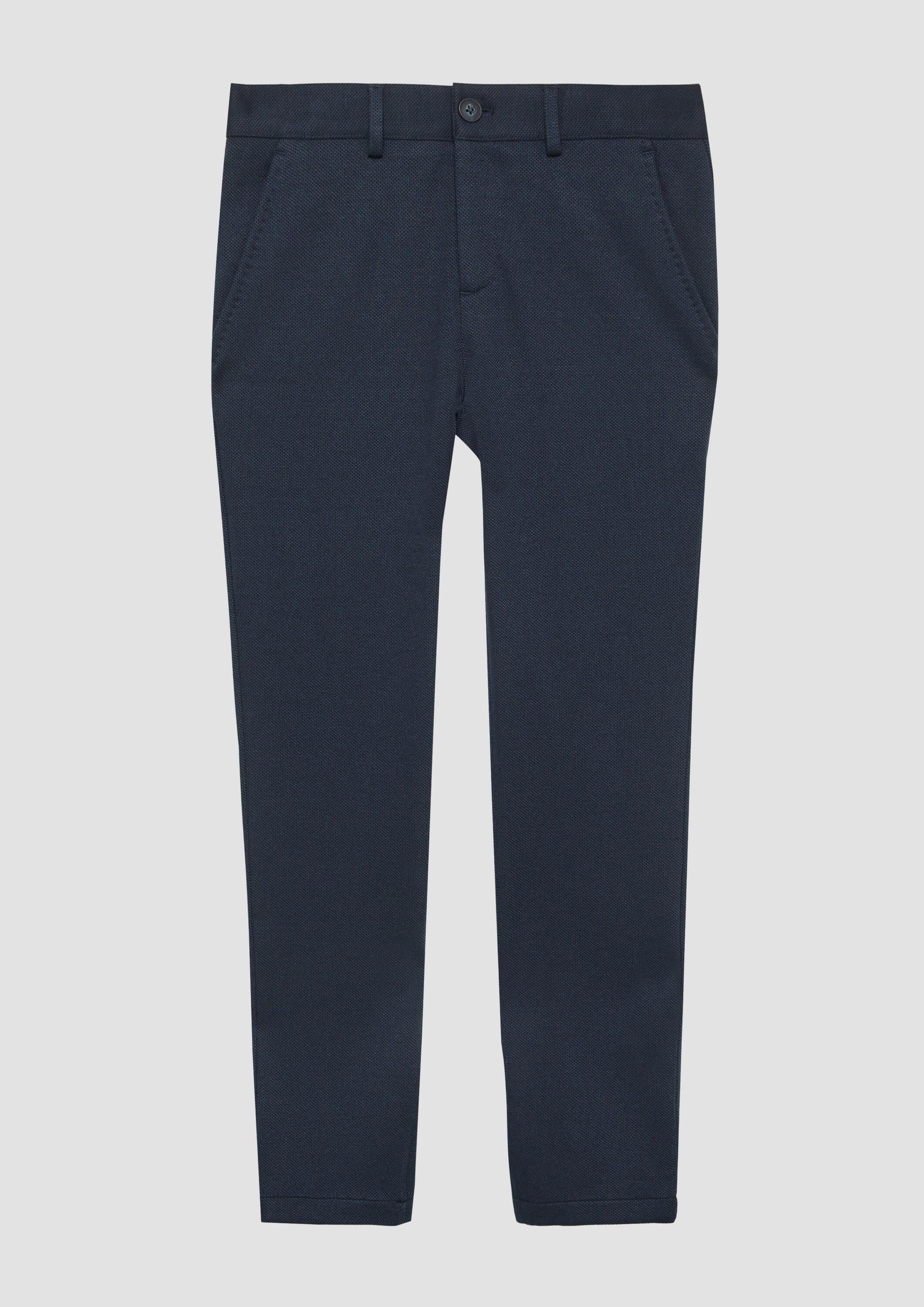 s.Oliver Chinos Hose Regular Fit: Elastische Anzughose mit verstellbarem Bund