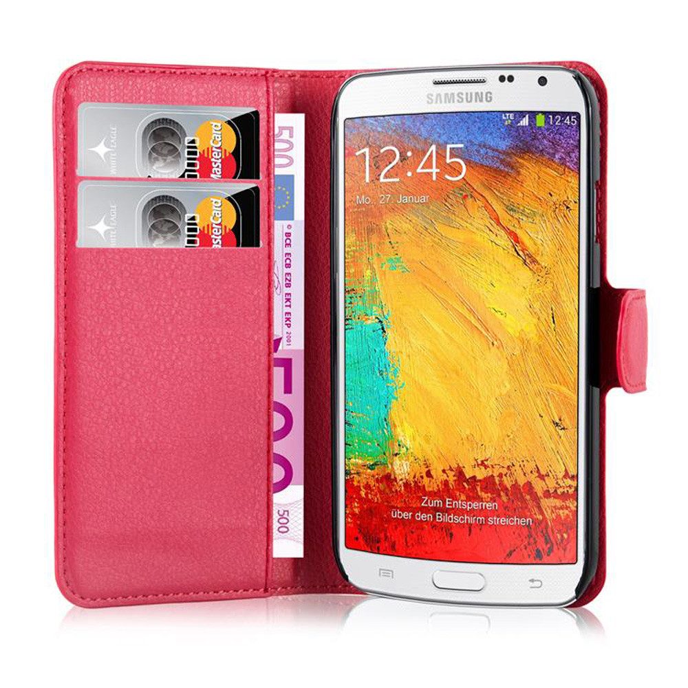 Cadorabo Handyhülle Samsung Galaxy NOTE 3 NEO Samsung Galaxy NOTE 3 NEO, Klappbare Handy Schutzhülle - Hülle - mit Standfunktion und Kartenfach